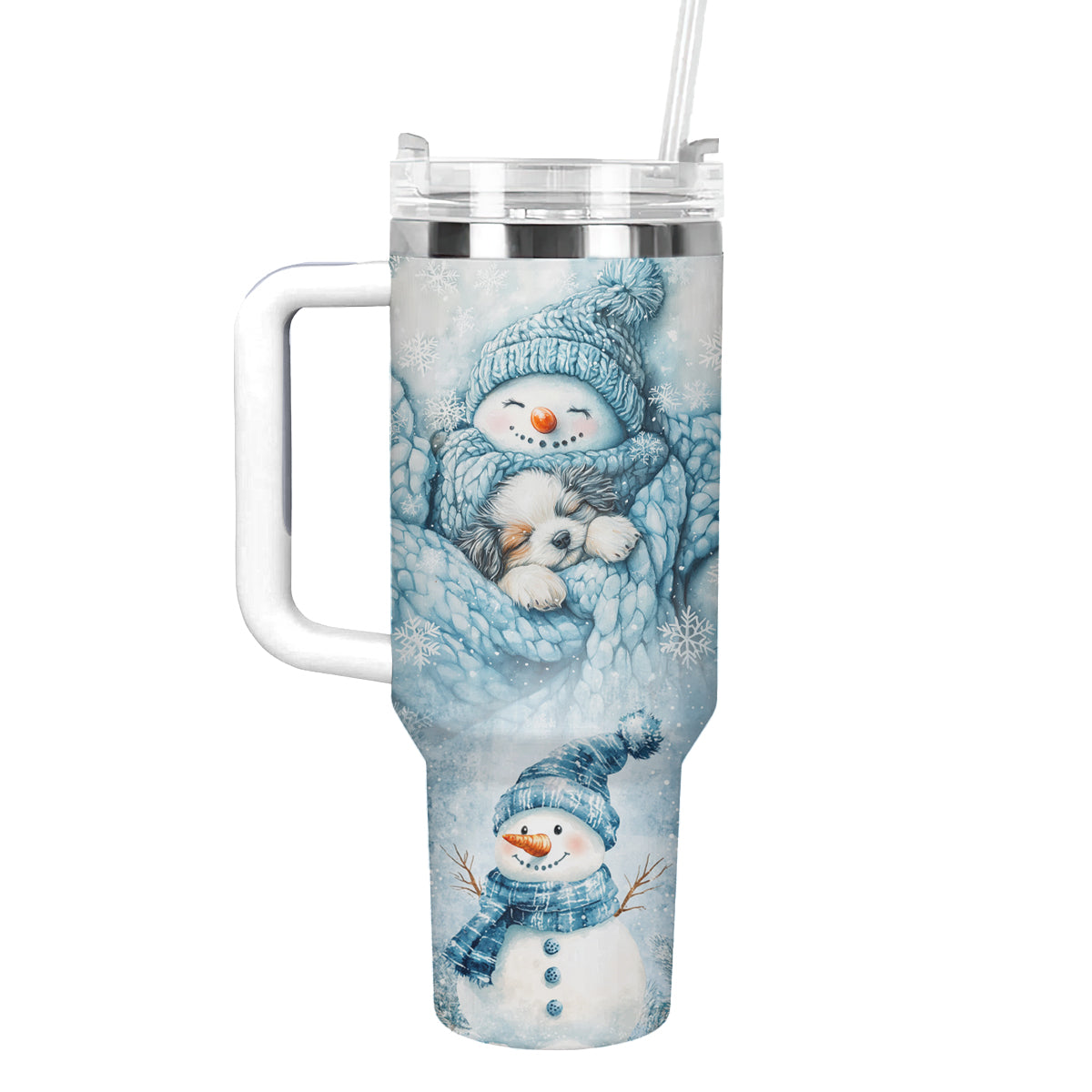 Shineful Tumbler Cozy Snowman