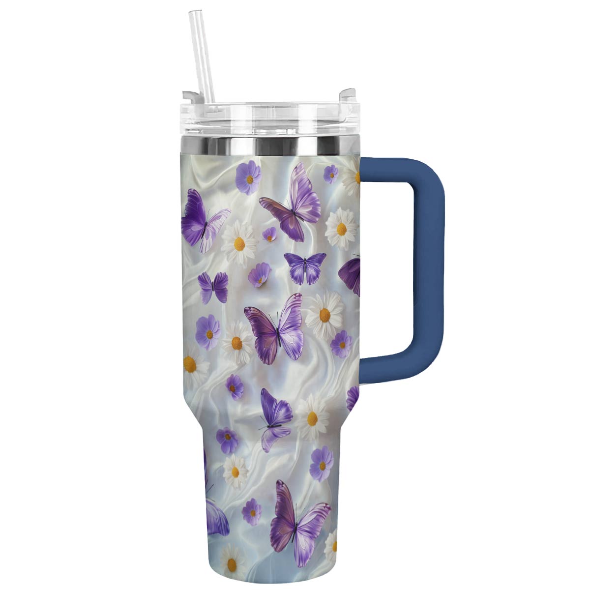 Shineful Glossy Tumbler Butterfly Garden