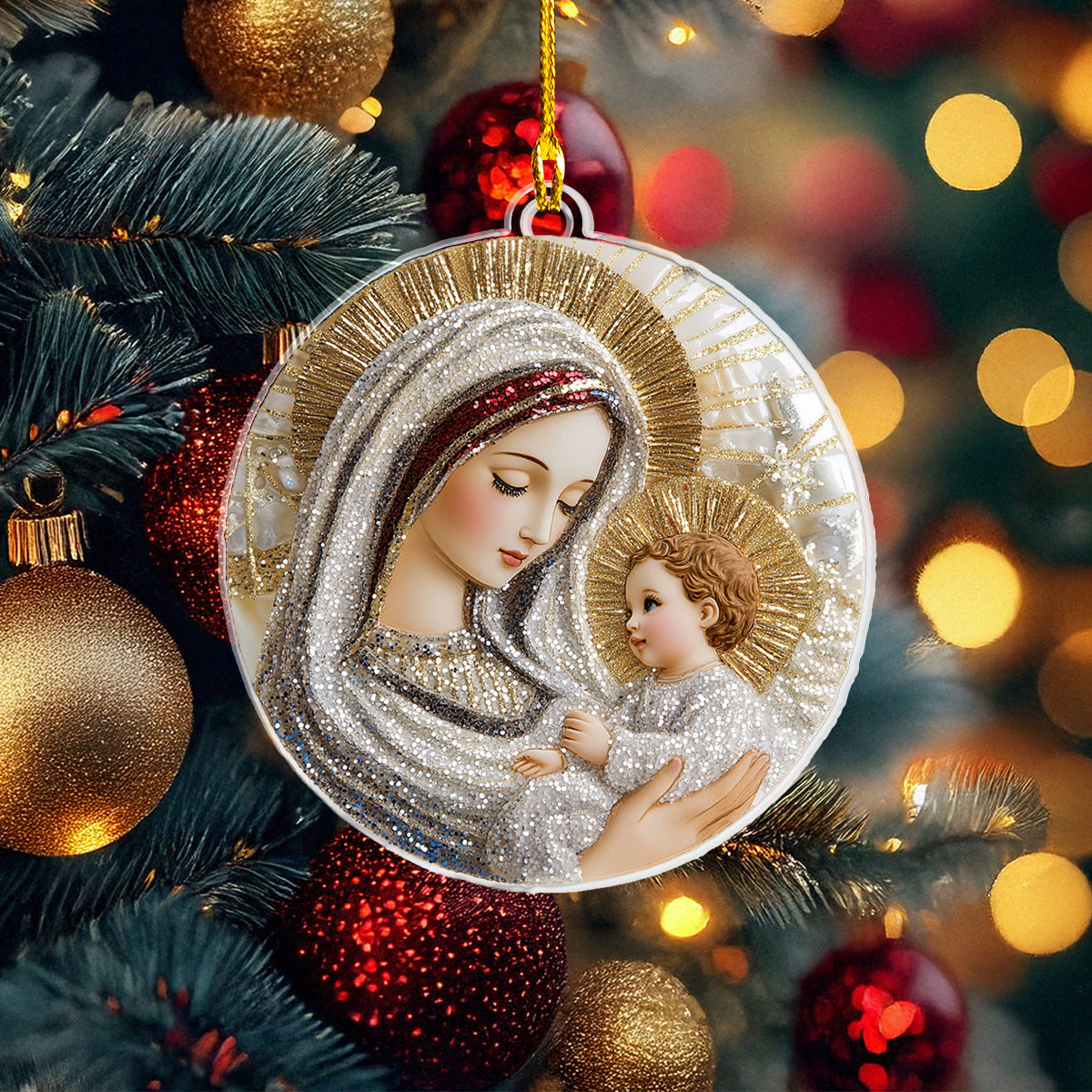 Shineful 2D Acrylic Ornament Holy Embrace