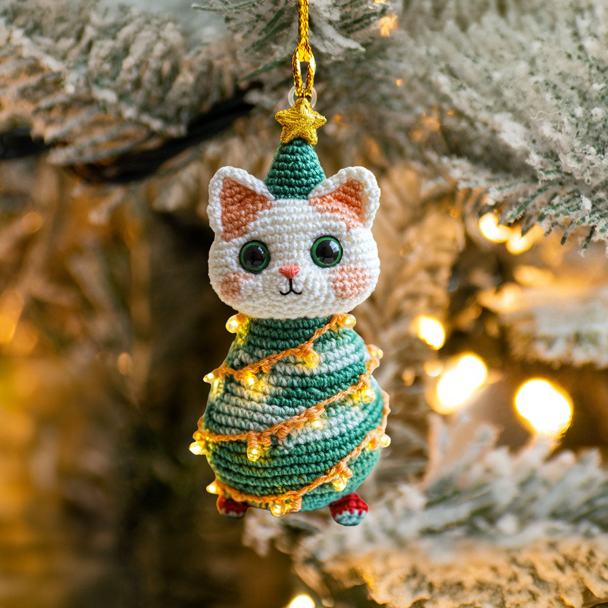 Shineful 2D Acrylic Ornament - Adorable Cat Tree