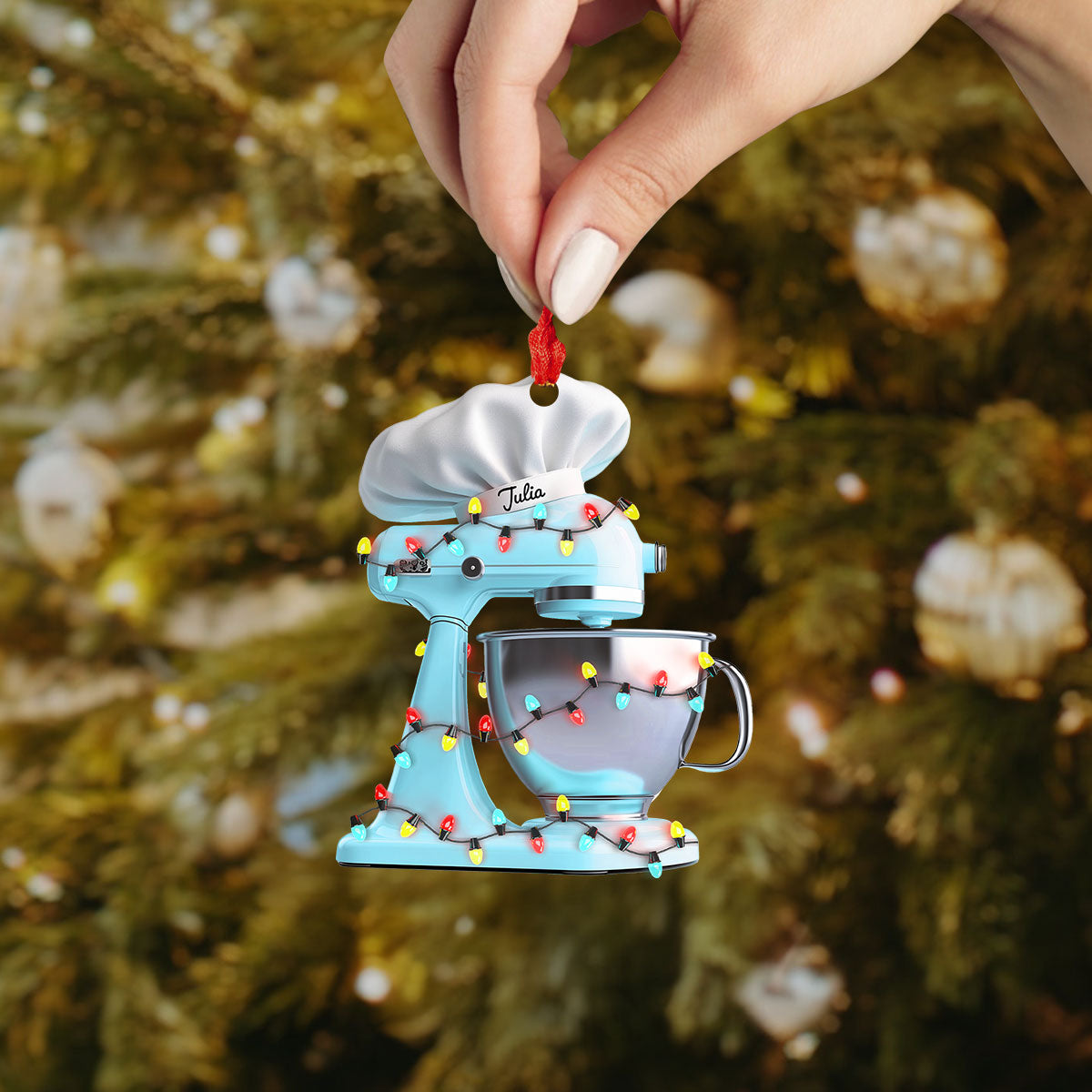 Shineful 2D Acrylic Ornament - Personalized Stand Mixer Collection