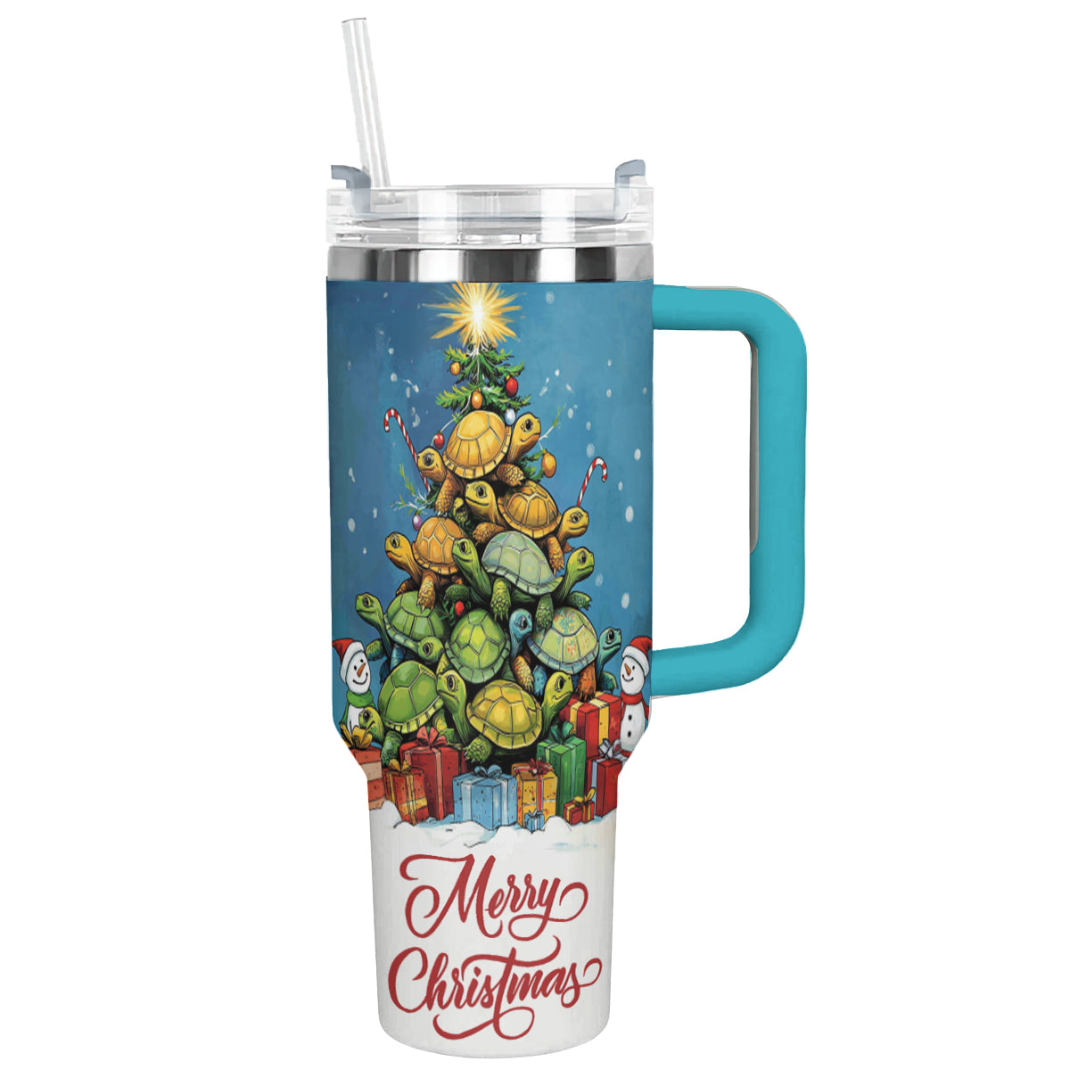 Shineful Tumbler Turtle Christmas Tree