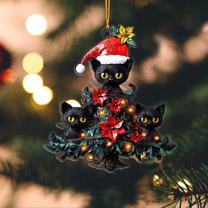 Shineful 2D Acrylic Ornament  Amazing Black Cats