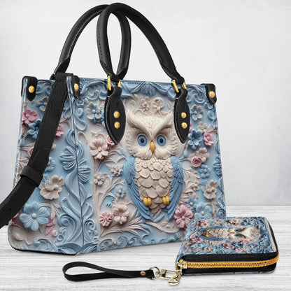 Shineful Leather Bag Floral Wisdom