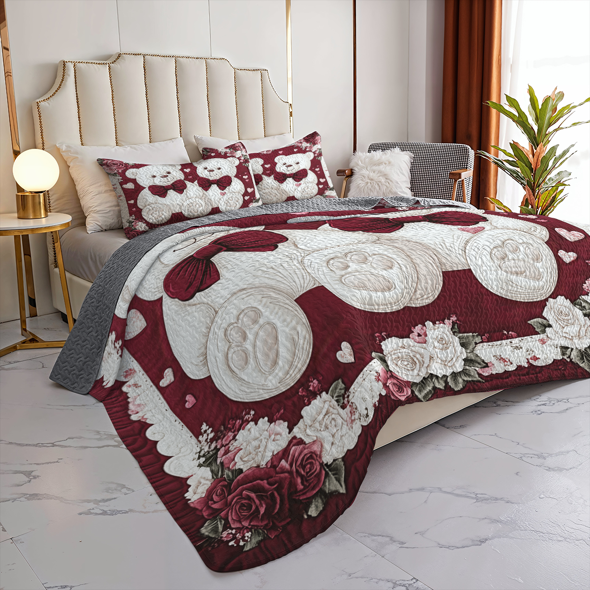 Shineful All Season Quilt 3-Piece Set Lovely Perfect Match