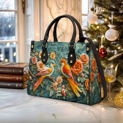 Shineful Leather Bag Ethereal Lovebirds