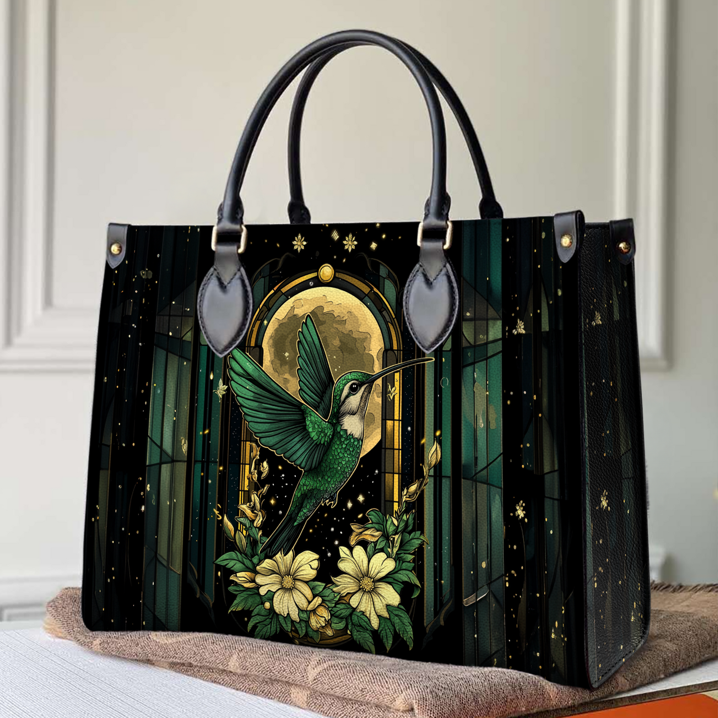 Shineful Leather Bag Moonlit Hummingbird