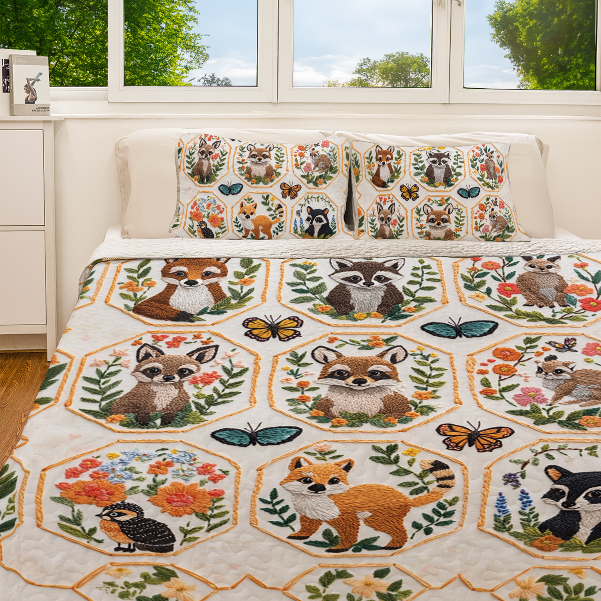 Shineful All Season Quilt 3-Piece Set Woodland Wonders