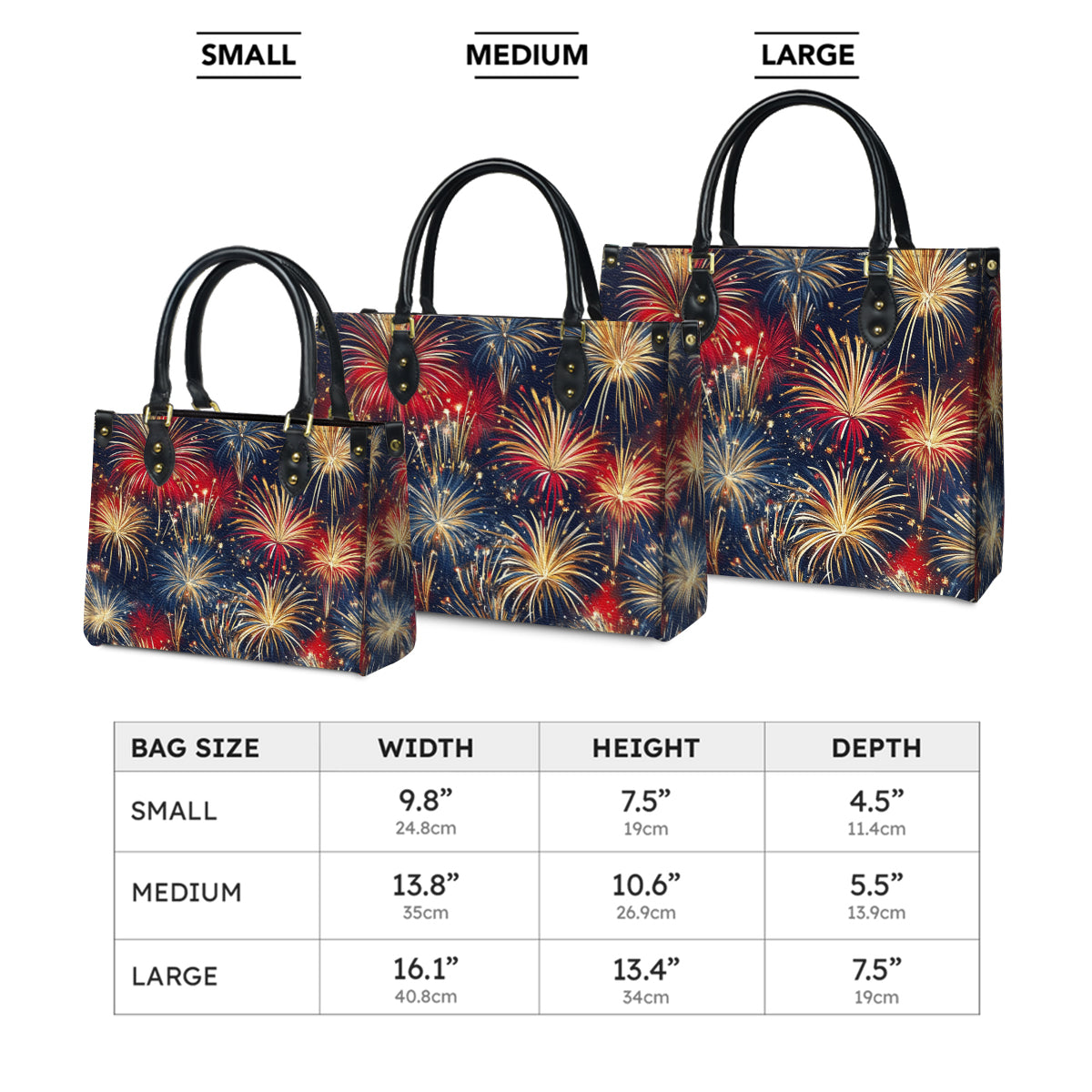 Shineful Leather Bag Firework Glam