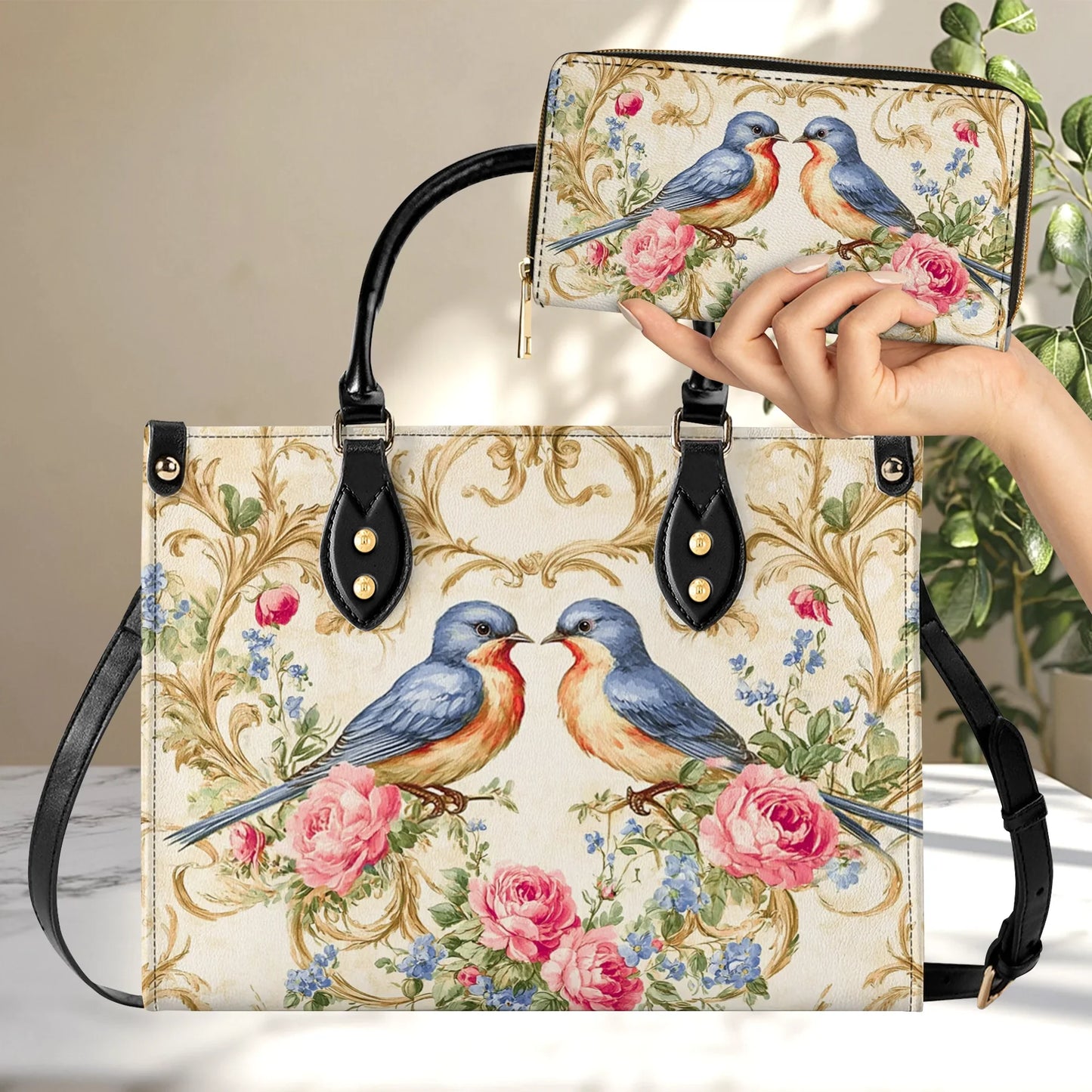 Shineful Leather Bag Bluebird Serenade