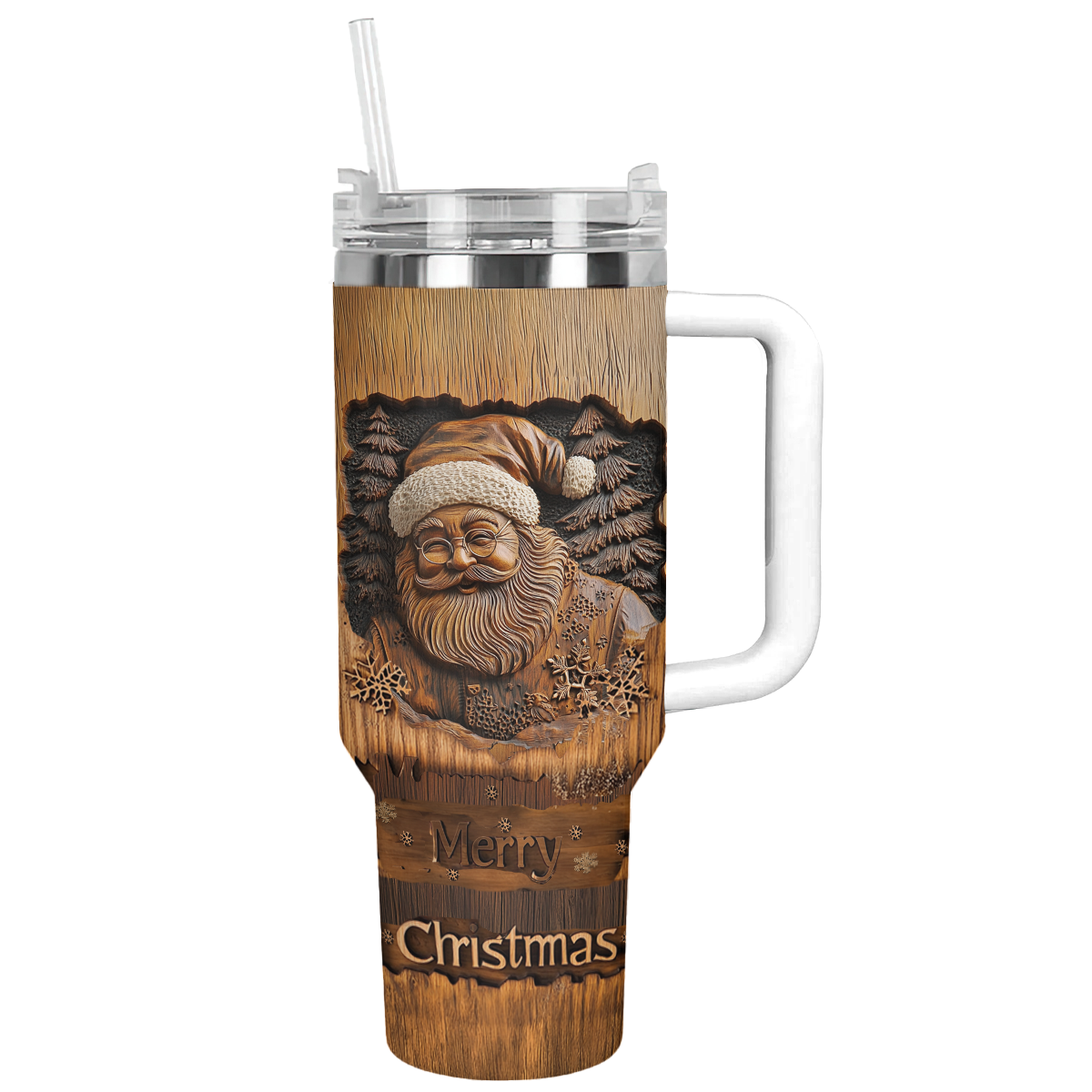 Shineful Tumbler Old World Santa