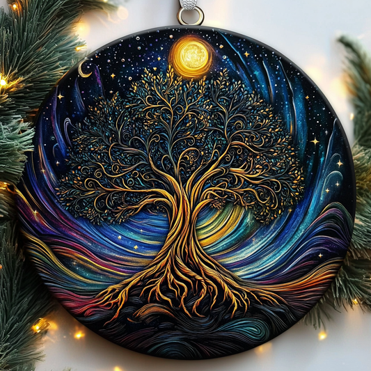 Shineful 2D Acrylic Ornament Cosmic Tree Of Life