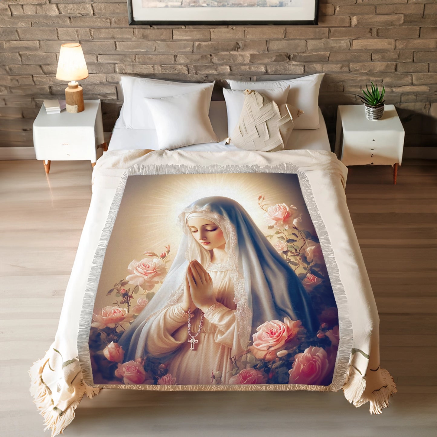 Shineful Woven Tapestry Throw Blanket - God Heavenly Grace