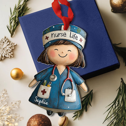 Shineful 2D Acrylic Ornament Personalized Nurse Life