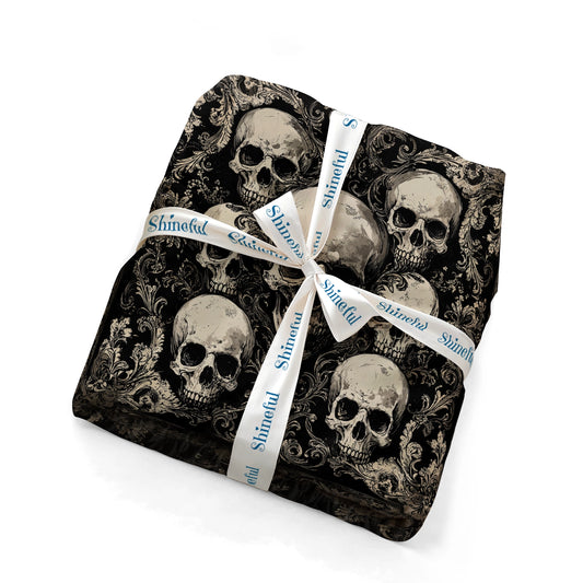 Shineful Fitted Sheet - Gothic Skull Majesty