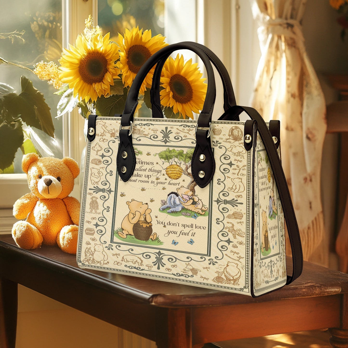 Shineful Leather Bag Winnie the Pooh Cozy