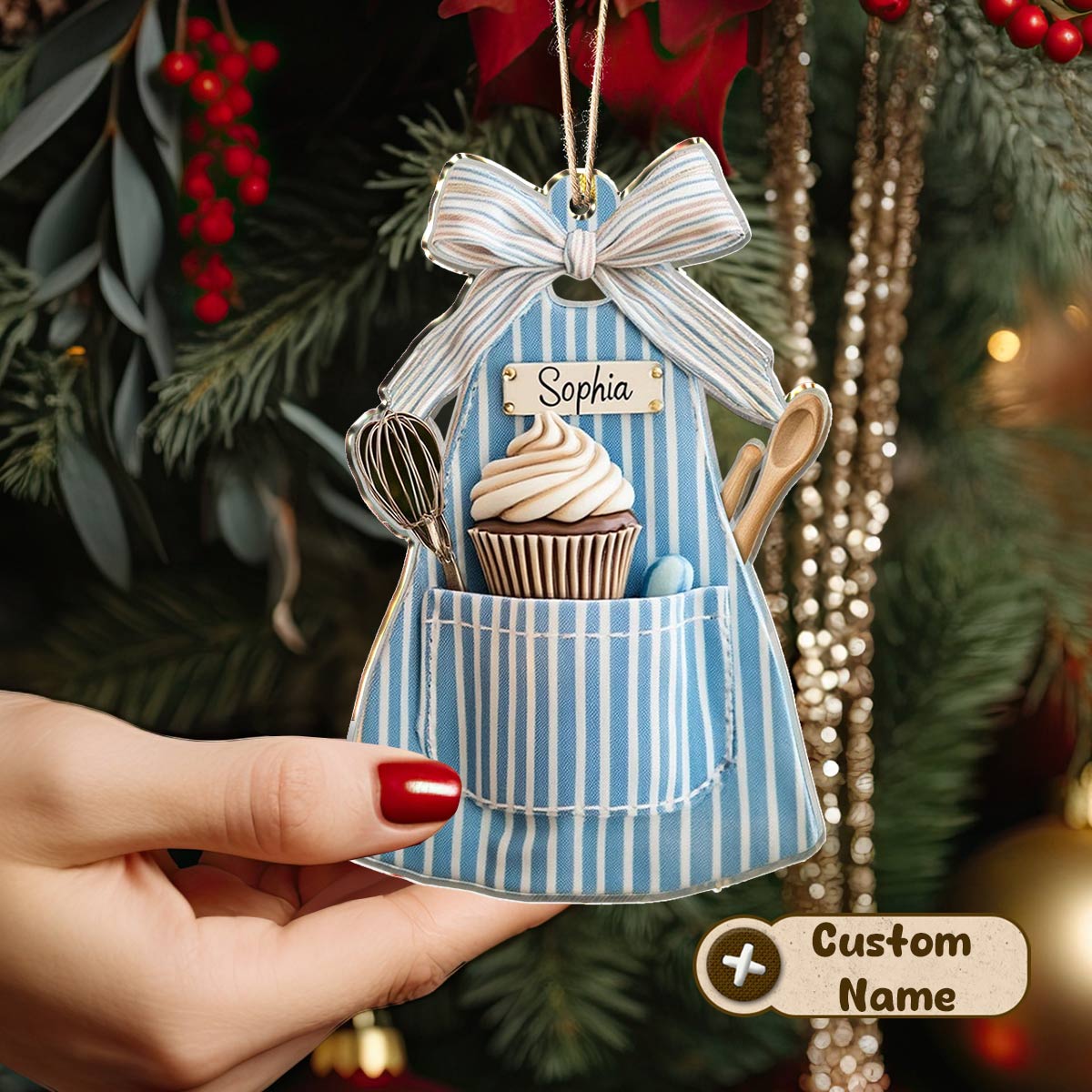 Shineful 2D Acrylic Ornament Baking Life Personalized