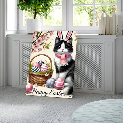 Shineful 2D Metal Sign Paws & Petals Easter