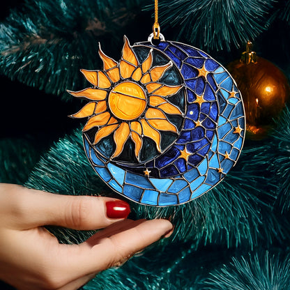 Shineful 2D Acrylic Ornament - Sun & Moon Harmony