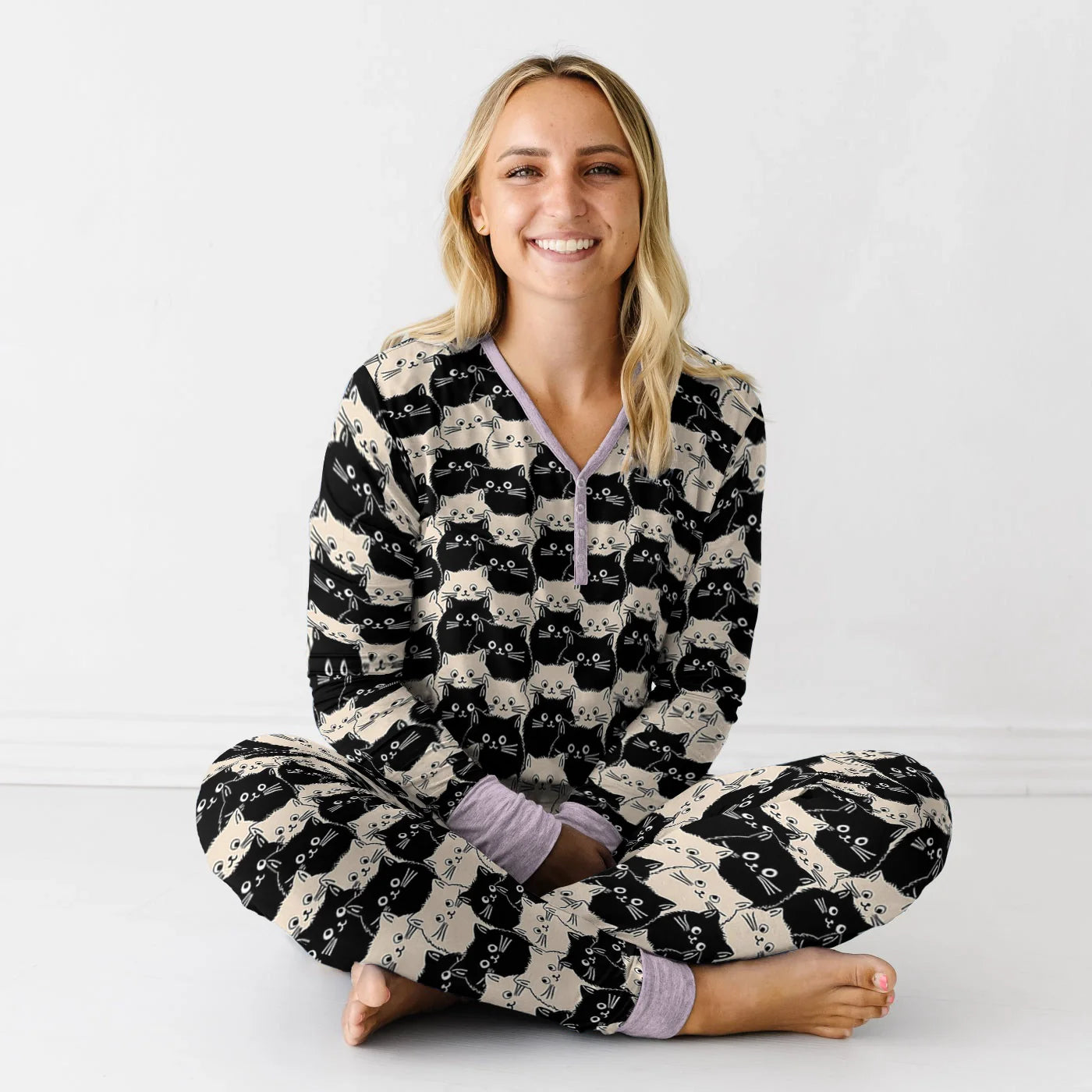 Shineful Pajama Sets Cute Fat Cats