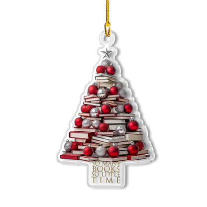 Shineful Acrylic Ornament Book Tree Quotes