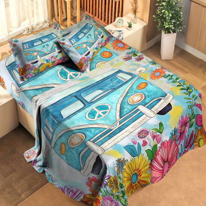 Shineful 4-Piece Bed Sheet Set Sunny Smile