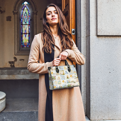 Glänzender Puuh-Anhänger für Taschen aus Leder