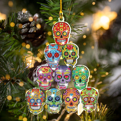 Shineful 2D Acrylic Ornament - Fiesta of Skulls