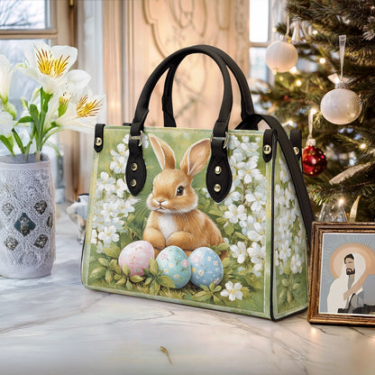 Shineful Leather Bag Springtime Bunny