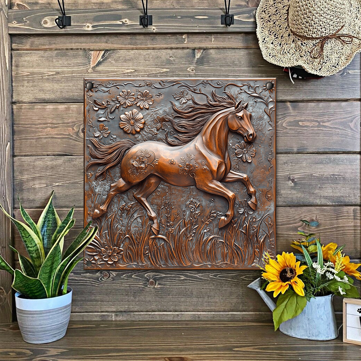 Shineful 2D Metal Sign Majestic Horse