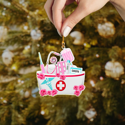 Shineful Personalized 2D Acrylic Ornament Brave Nurse