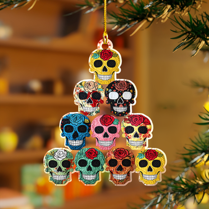 Shineful Decoration Ornament Rose Skulls Lovely