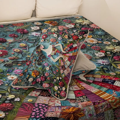 Shineful All Season Quilt 3-teiliges Set Floral Fantasy 