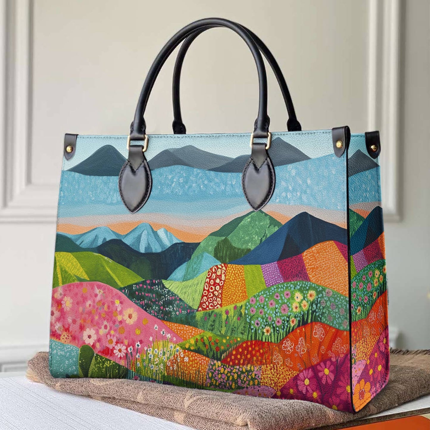 Shineful Leather Bag Vibrant Hills