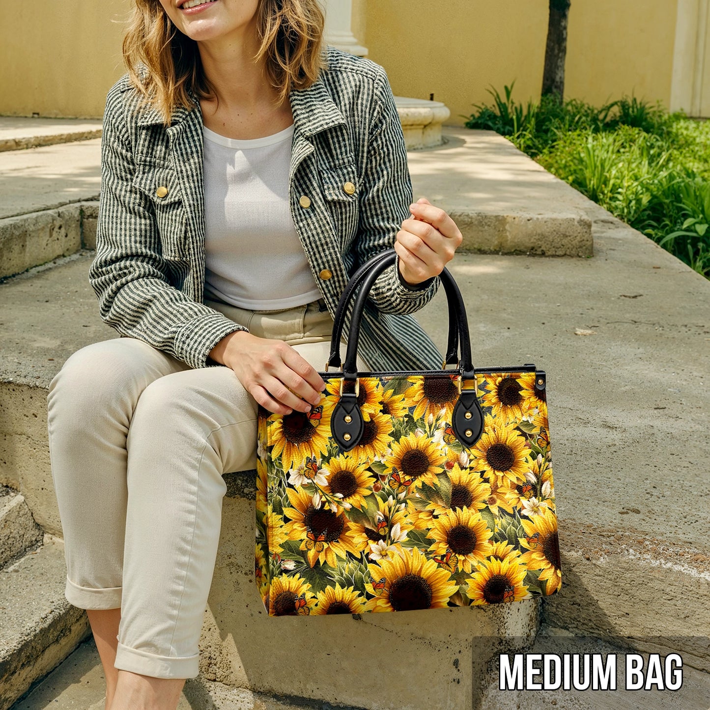 Shineful Leather Bag Shine Gorgeous Sunflower