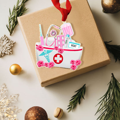 Shineful Personalized 2D Acrylic Ornament Brave Nurse