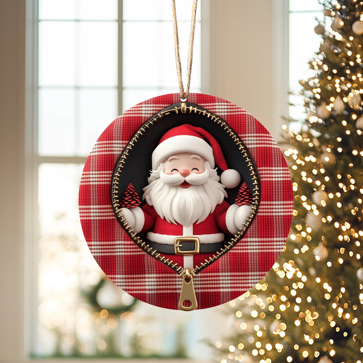 Shineful 2D Acrylic Ornament Santa's Secret