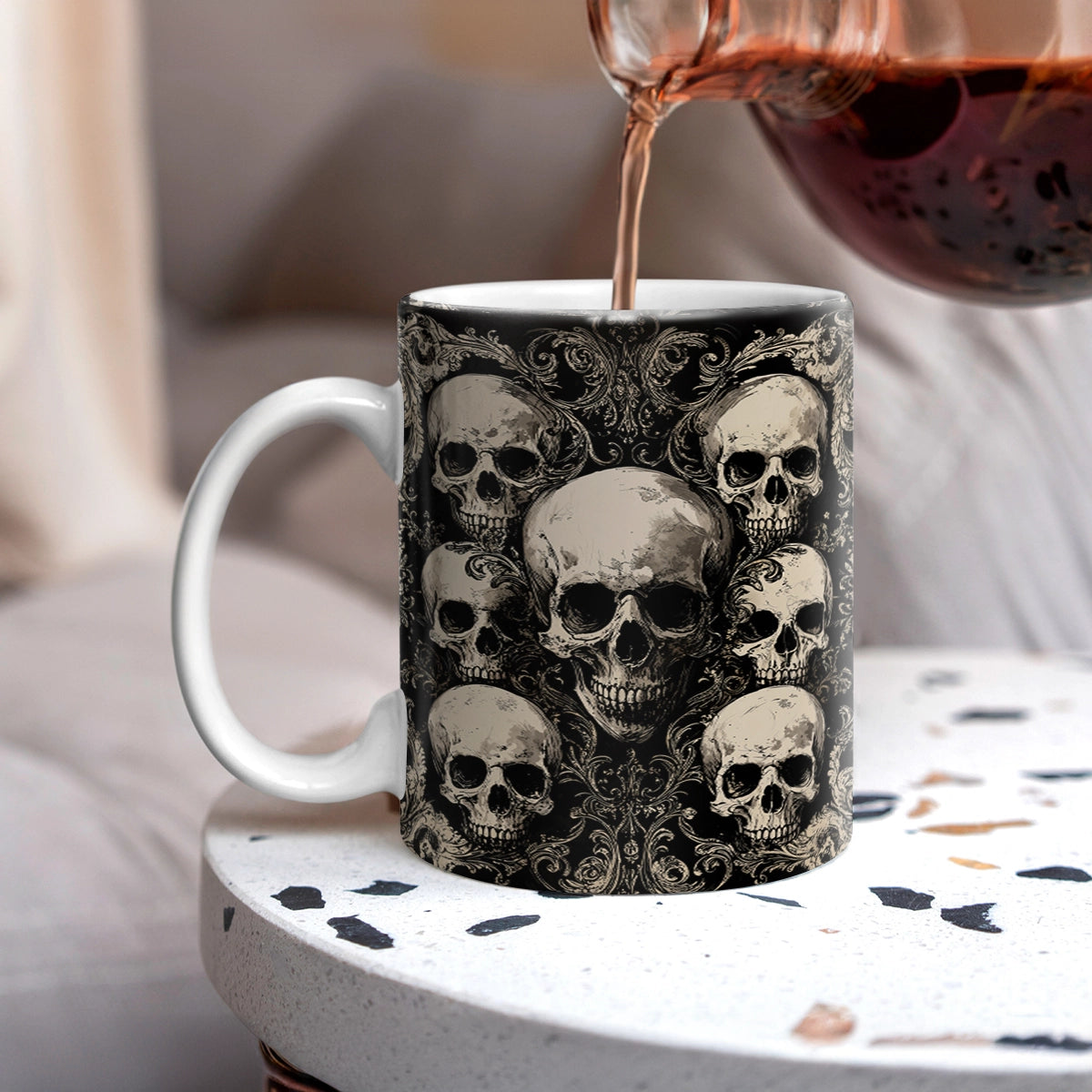 Shineful Ceramic Mug Gothic Skull Majesty