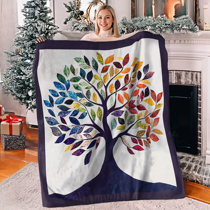 Shineful Fleece Blanket Enchanted Forest