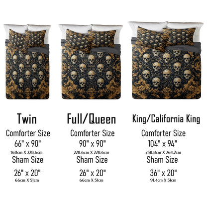 Shineful All Season Quilt 3-Piece Set - Gothic Elegance