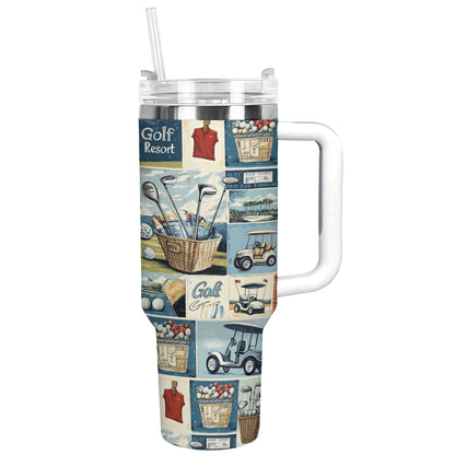 Shineful Tumbler Vintage Golf Dreams