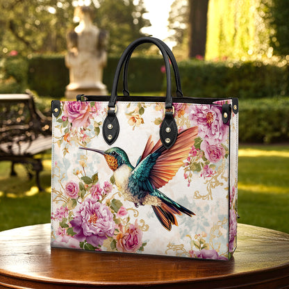 Shineful Leather Bag Ethereal Flight Hummingbird