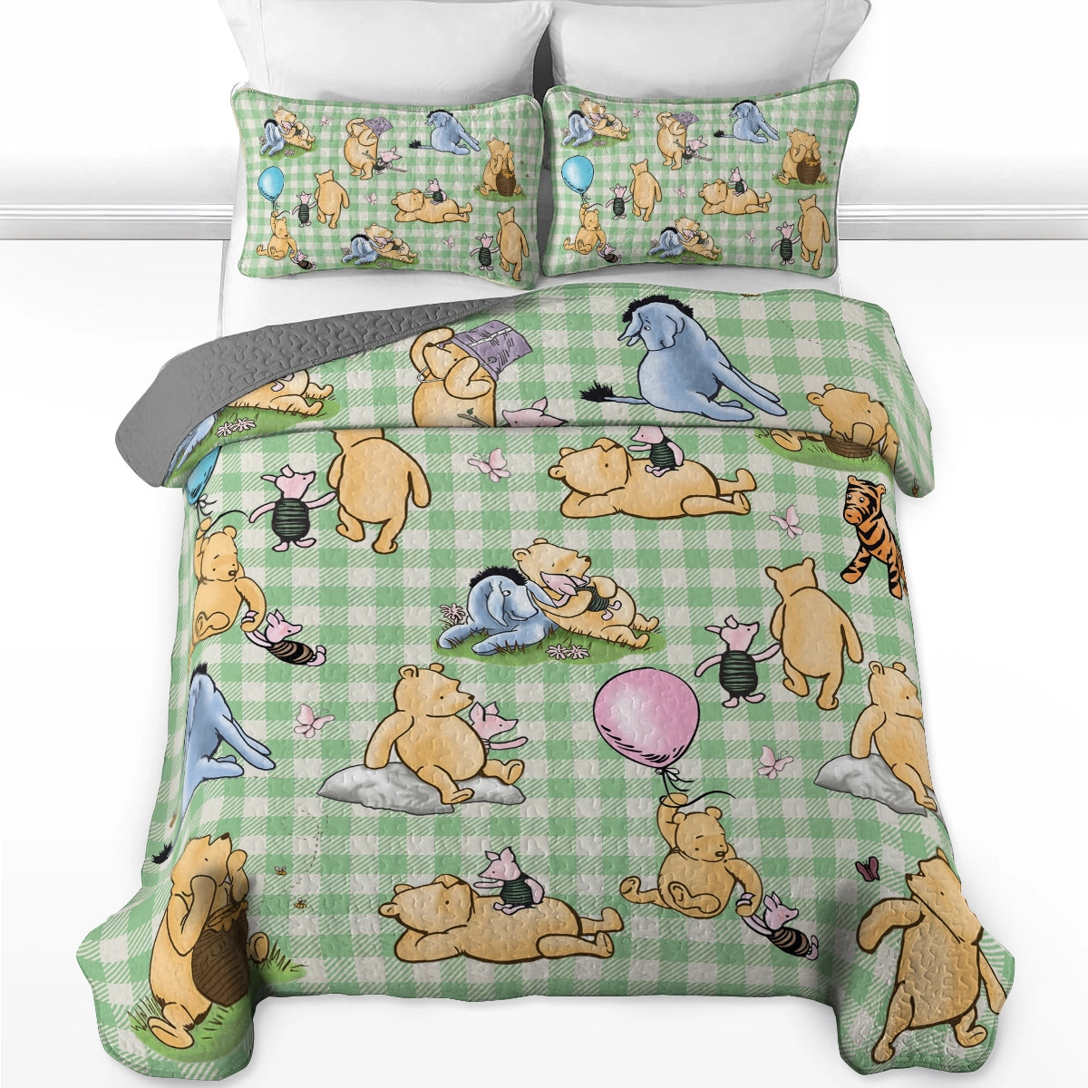 Shineful All Season Quilt 3-Piece Set Pooh Whispers of the Hundred Acre