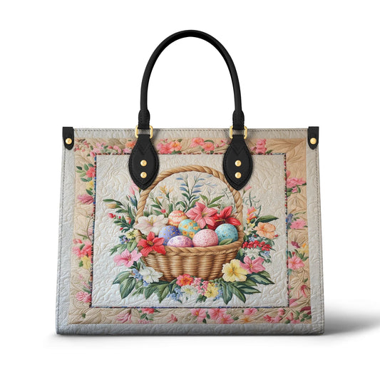 Shineful Leather Bag  Easter Basket Bliss