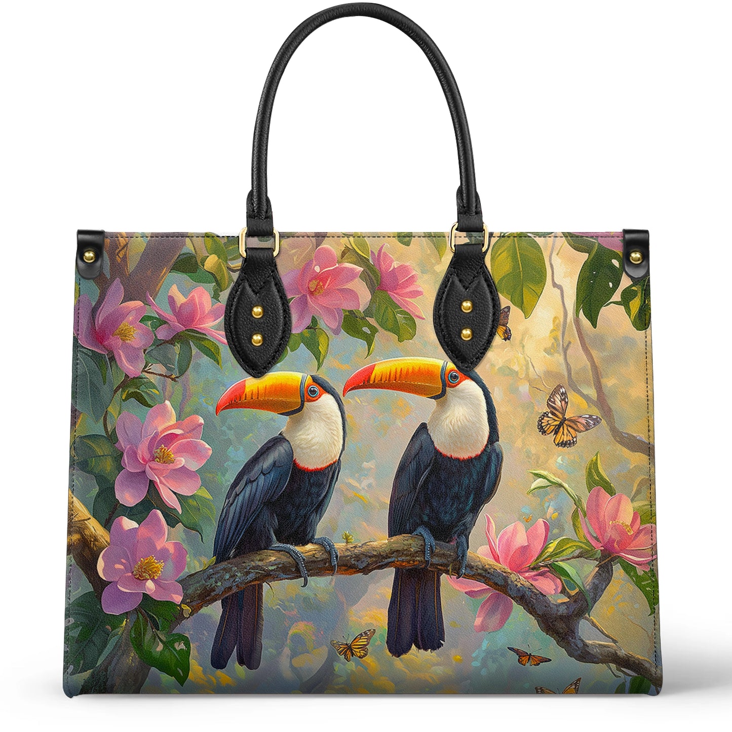 Shineful Leather Bag Tropical Toucan