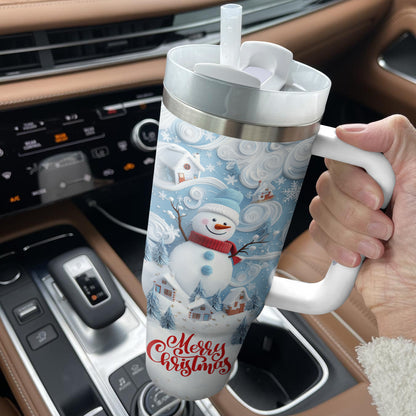 Shineful Tumbler Merry Christmas Snowman