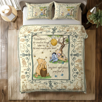 Shineful All Season Quilt 3-Piece Set Winnie the Pooh Cozy