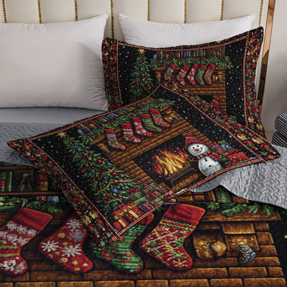 Shineful All Season Quilt 3-Piece Set - 2000s Festive Throwback