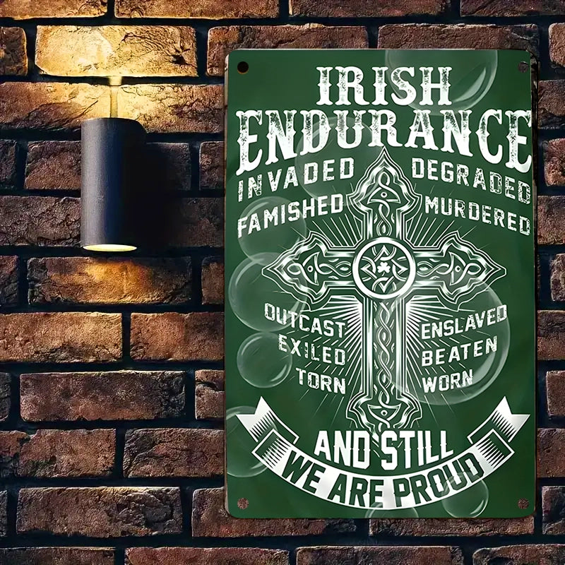 Shineful 2D Metal Sign Proud Irish Heritage