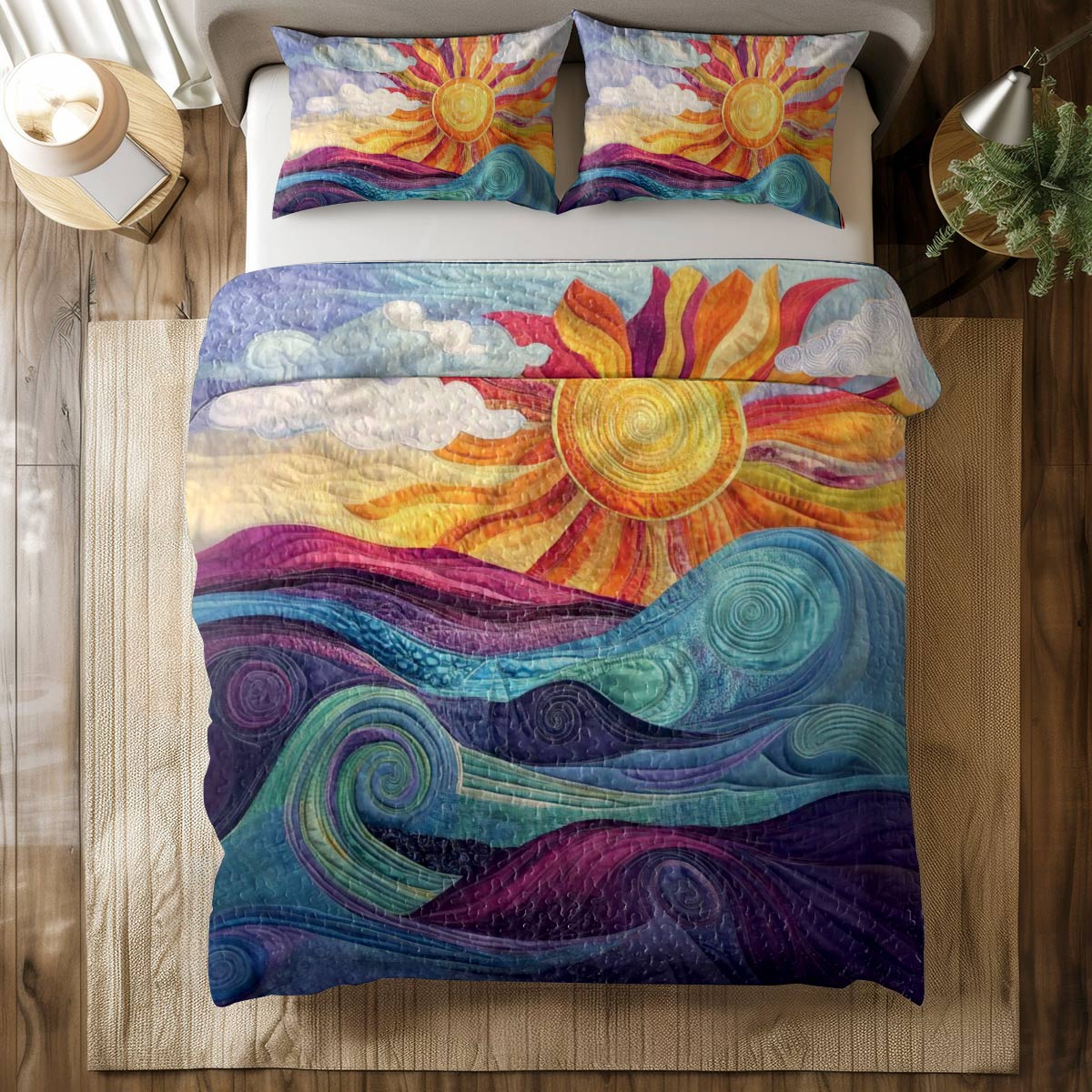 Shineful All Season Quilt 3-Piece Set Coastal Dreams